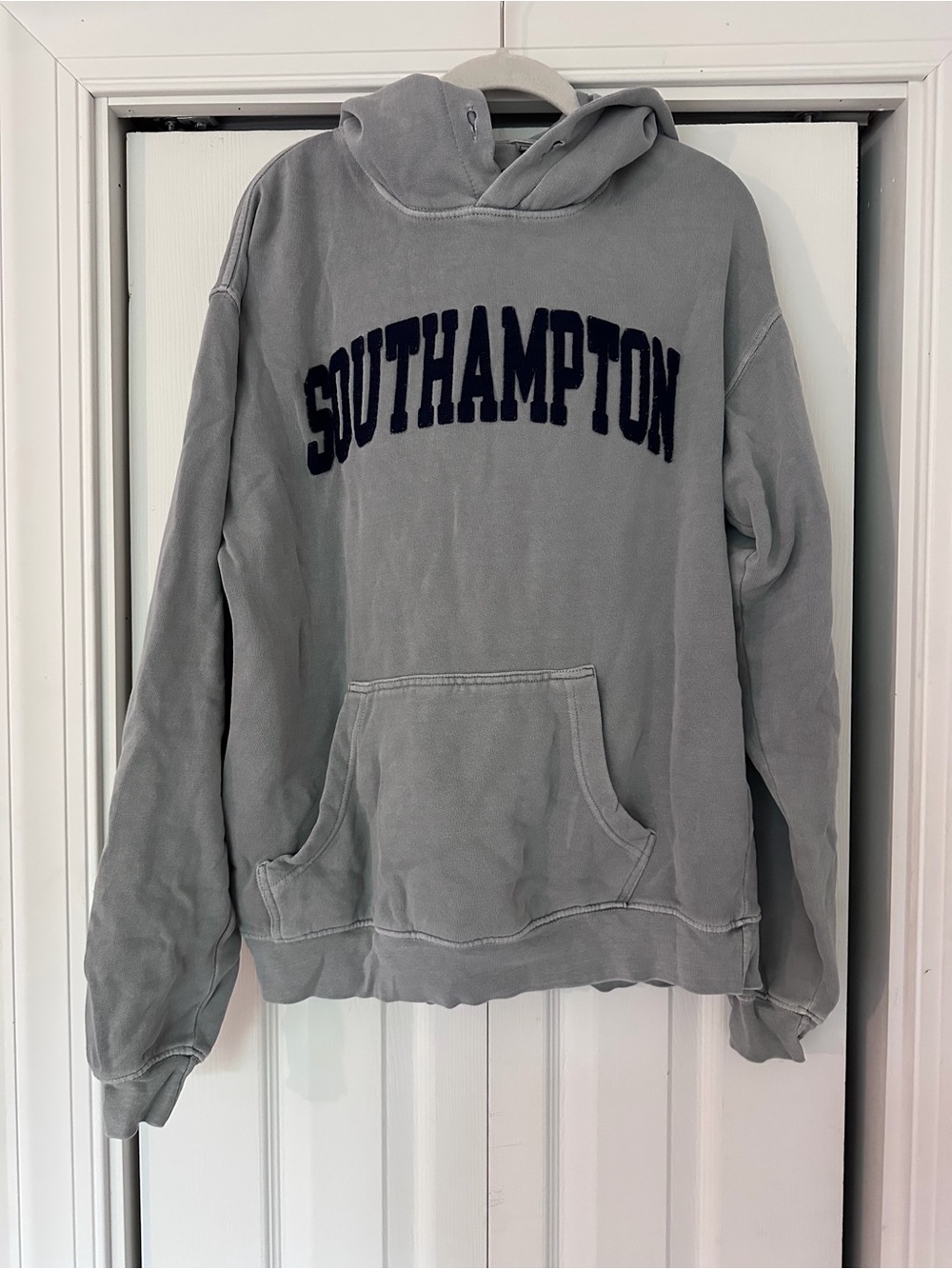 Southampton Gray and Navy Hoodie